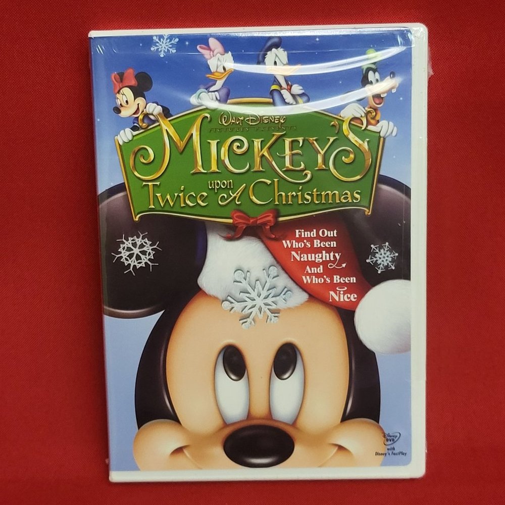 Walt Disney Mickeys Twice Upon a Christmas DVD New Sealed